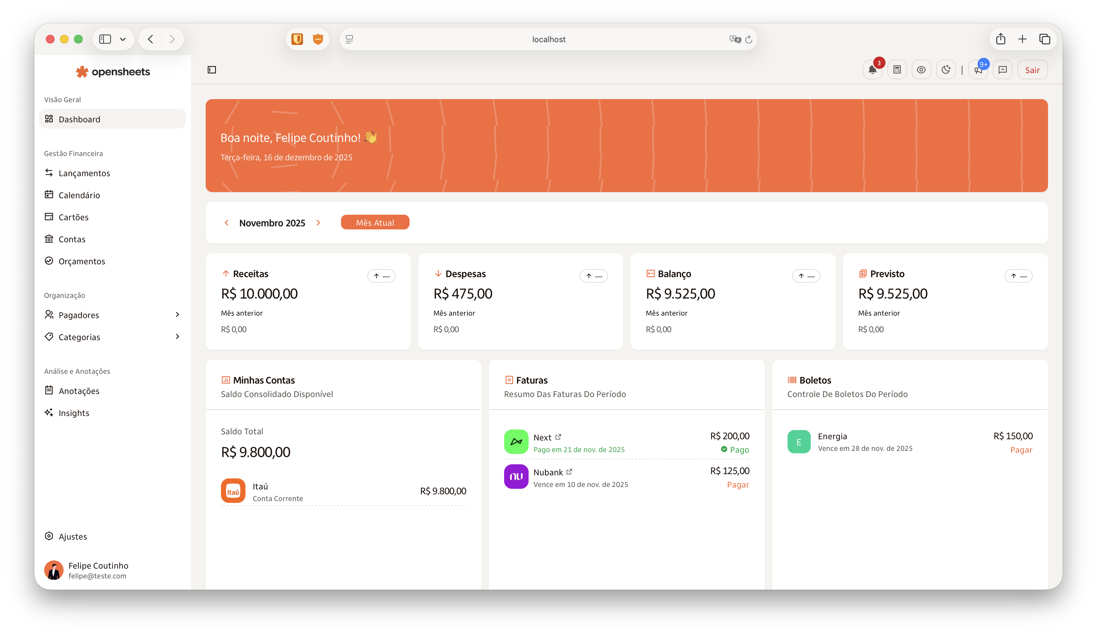 Dashboard Preview