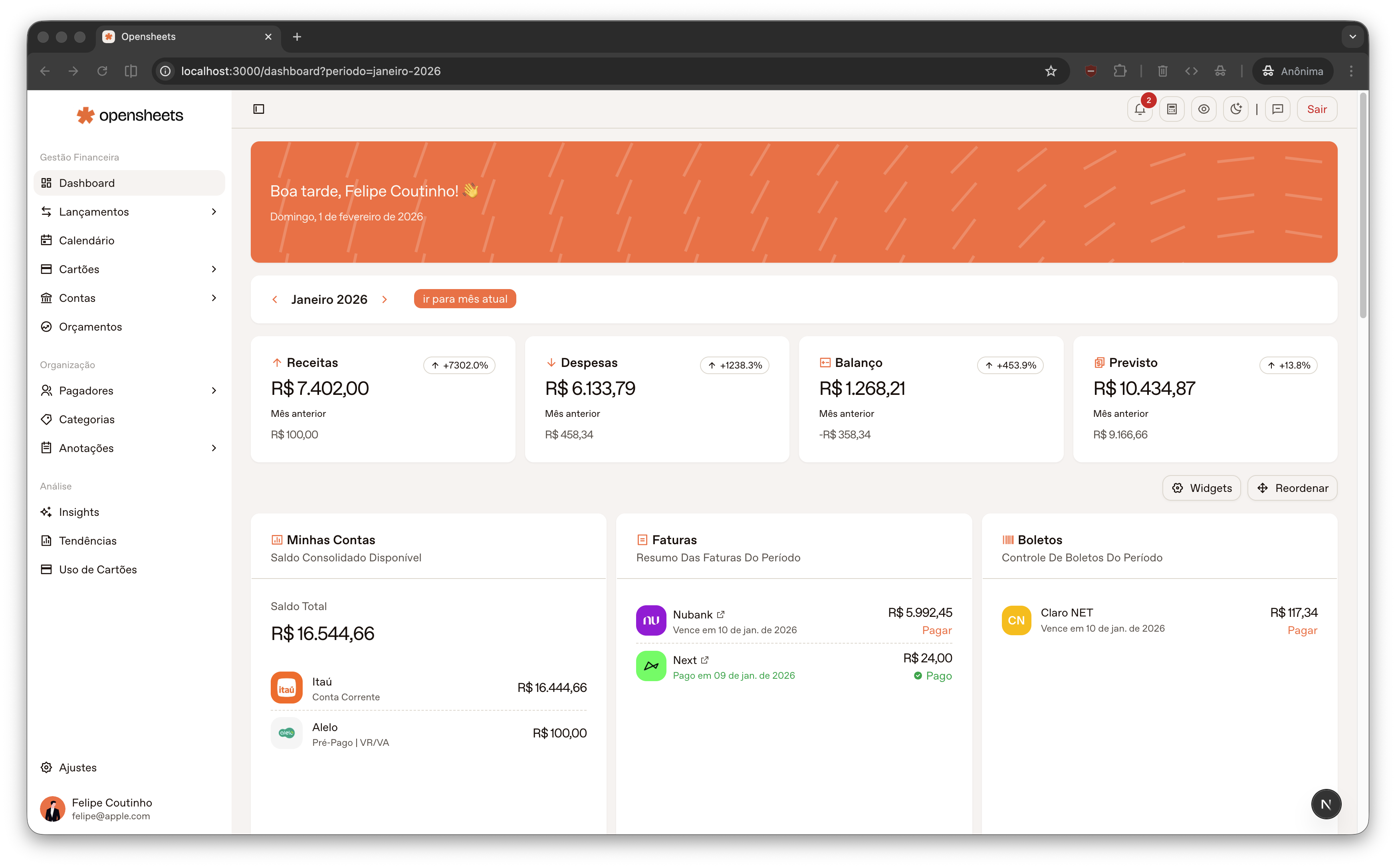Dashboard Preview