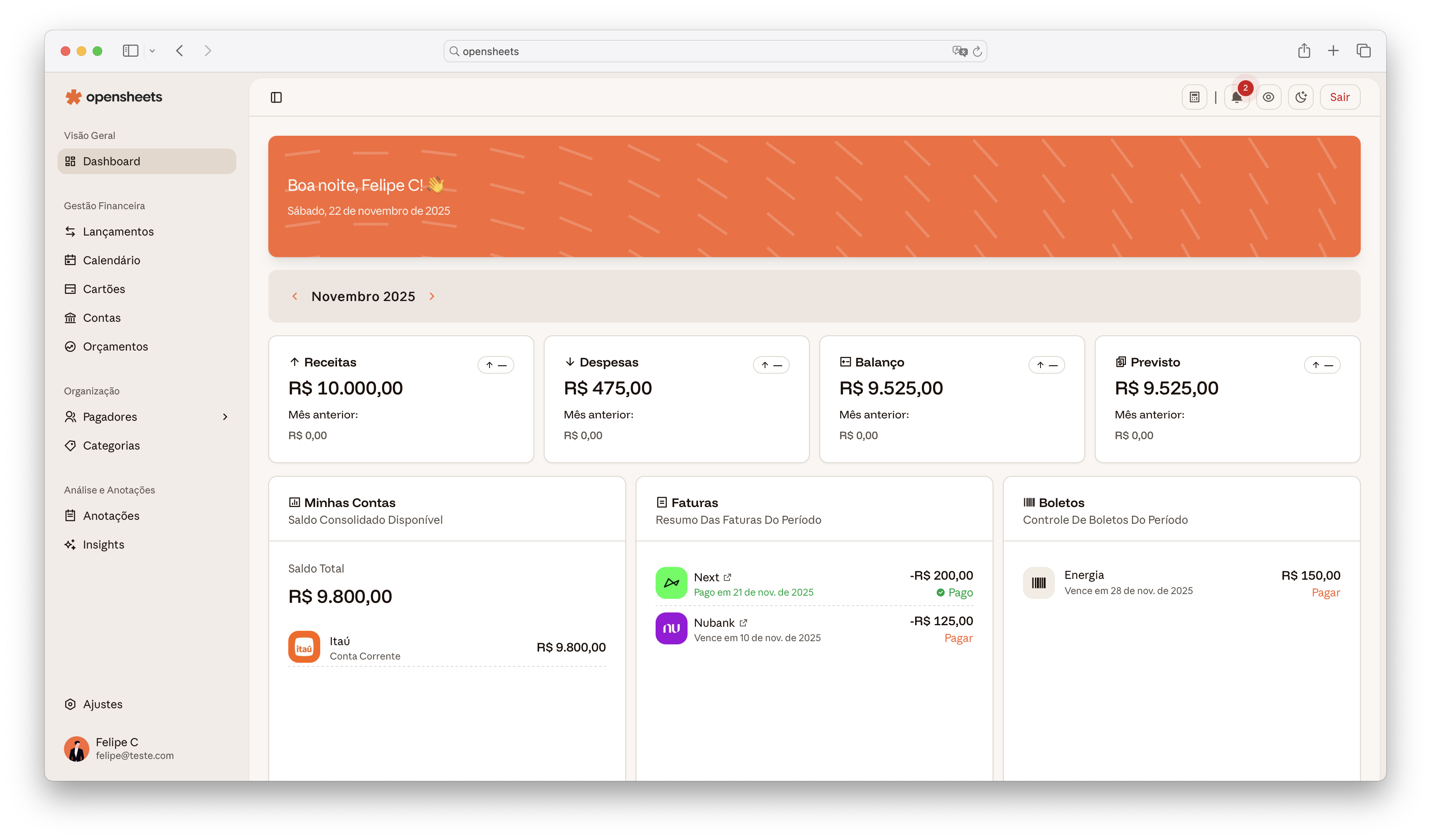 Dashboard Preview