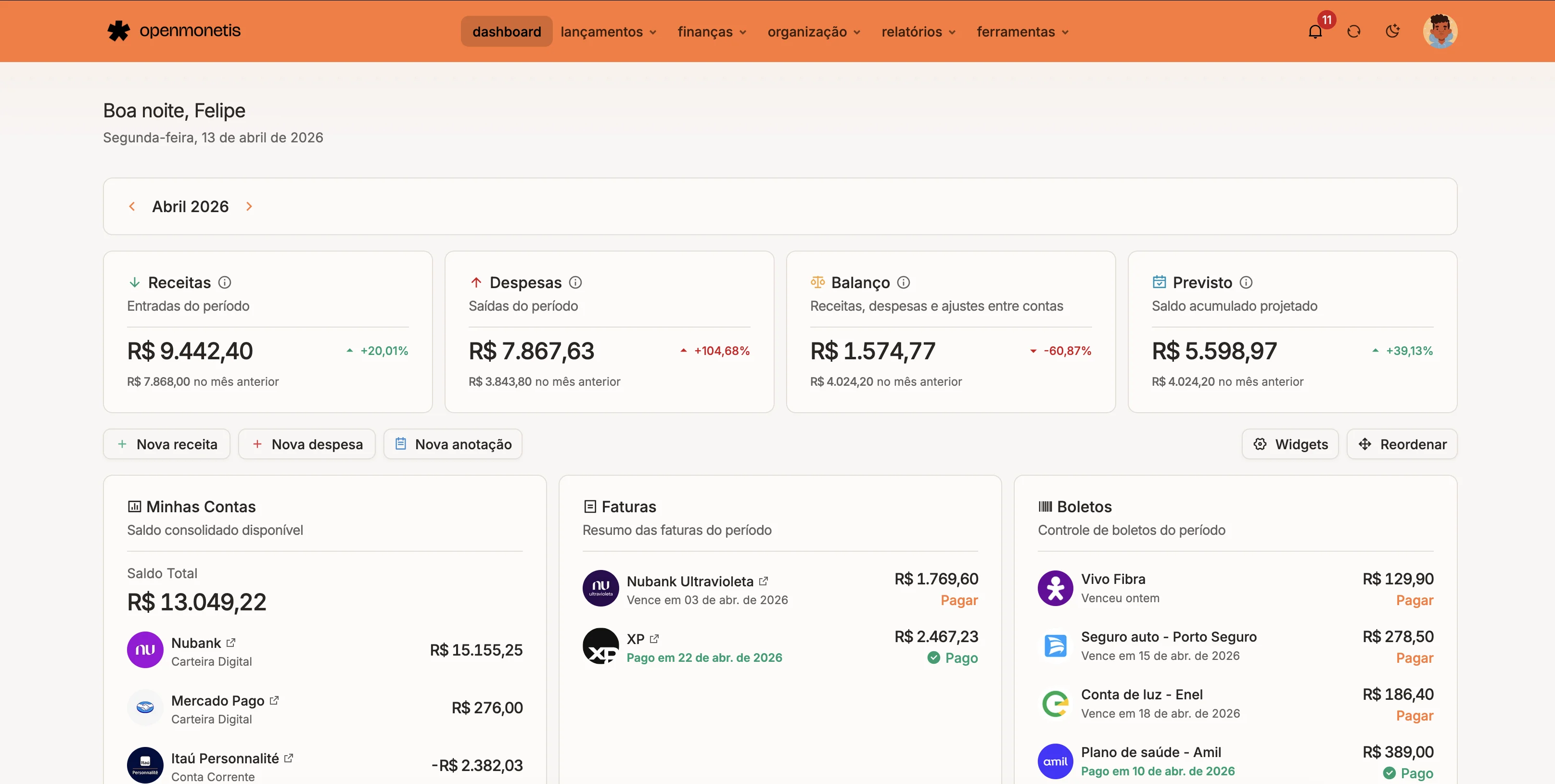 Dashboard Preview
